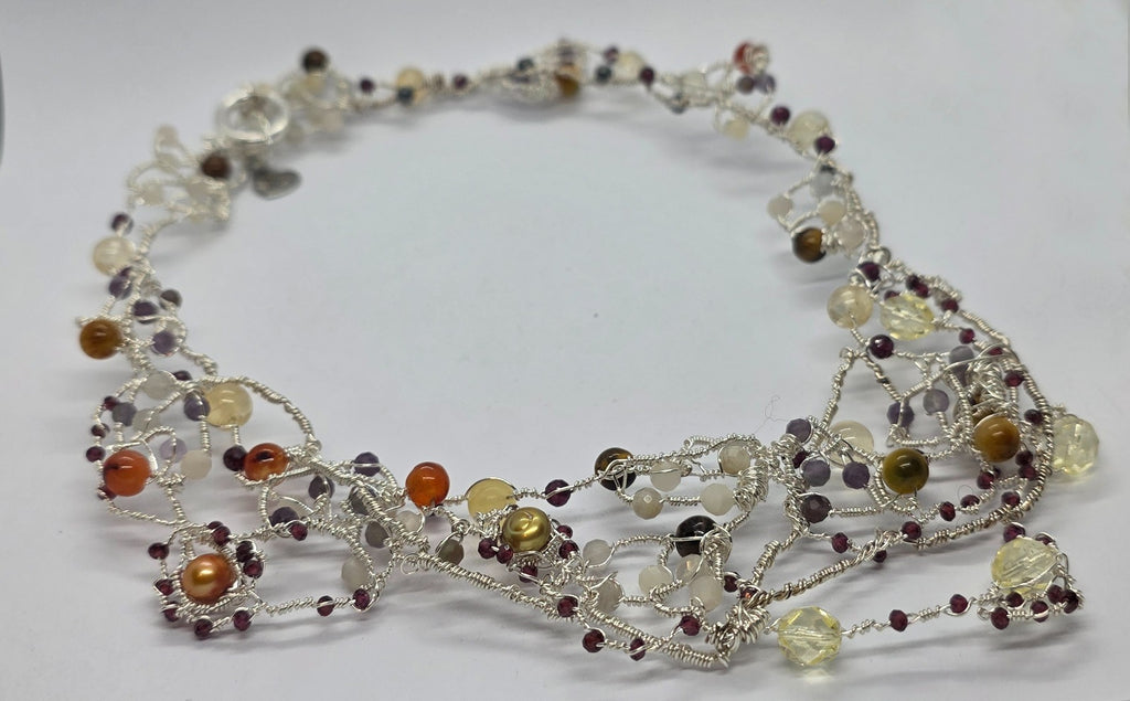 Honeyed Lace Necklace