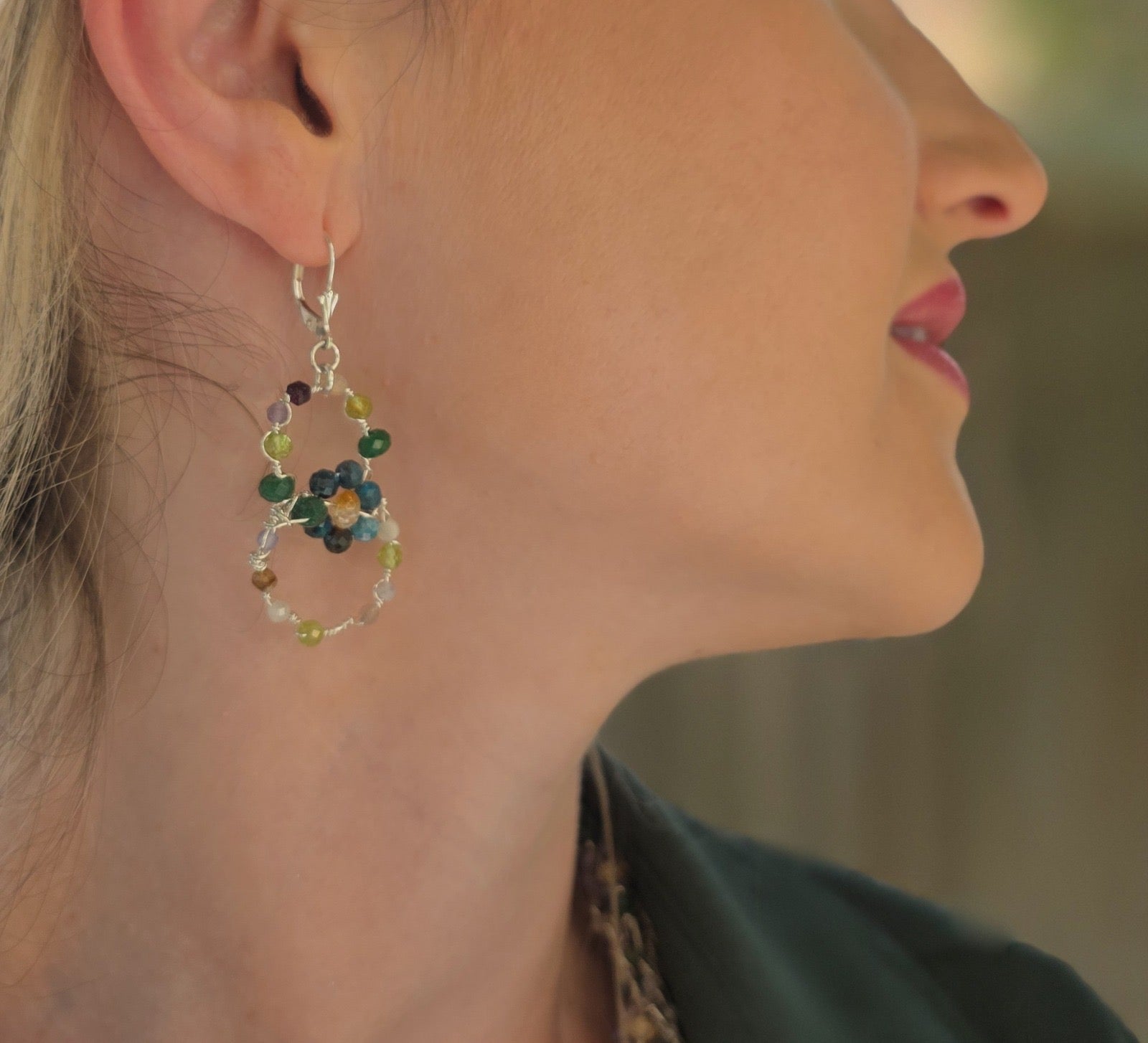 Emerald Twilight Earrings