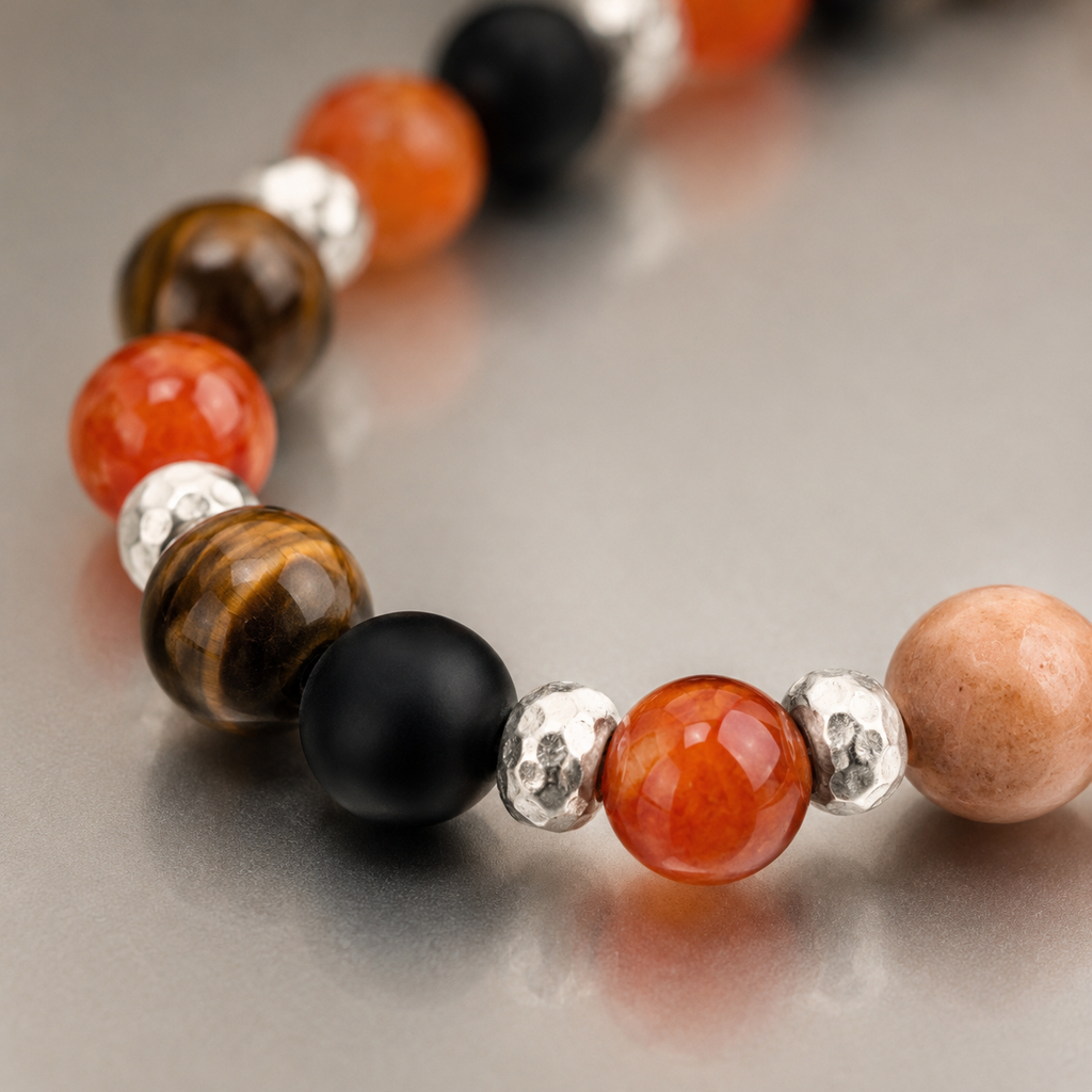 Cornelian Sterling Silver necklace