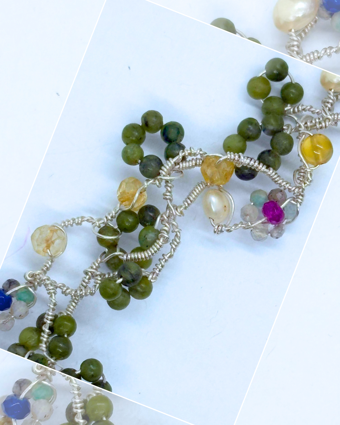 Summer Leaf - One-Of-A-Kind Sculptural Sterling Silver Necklace