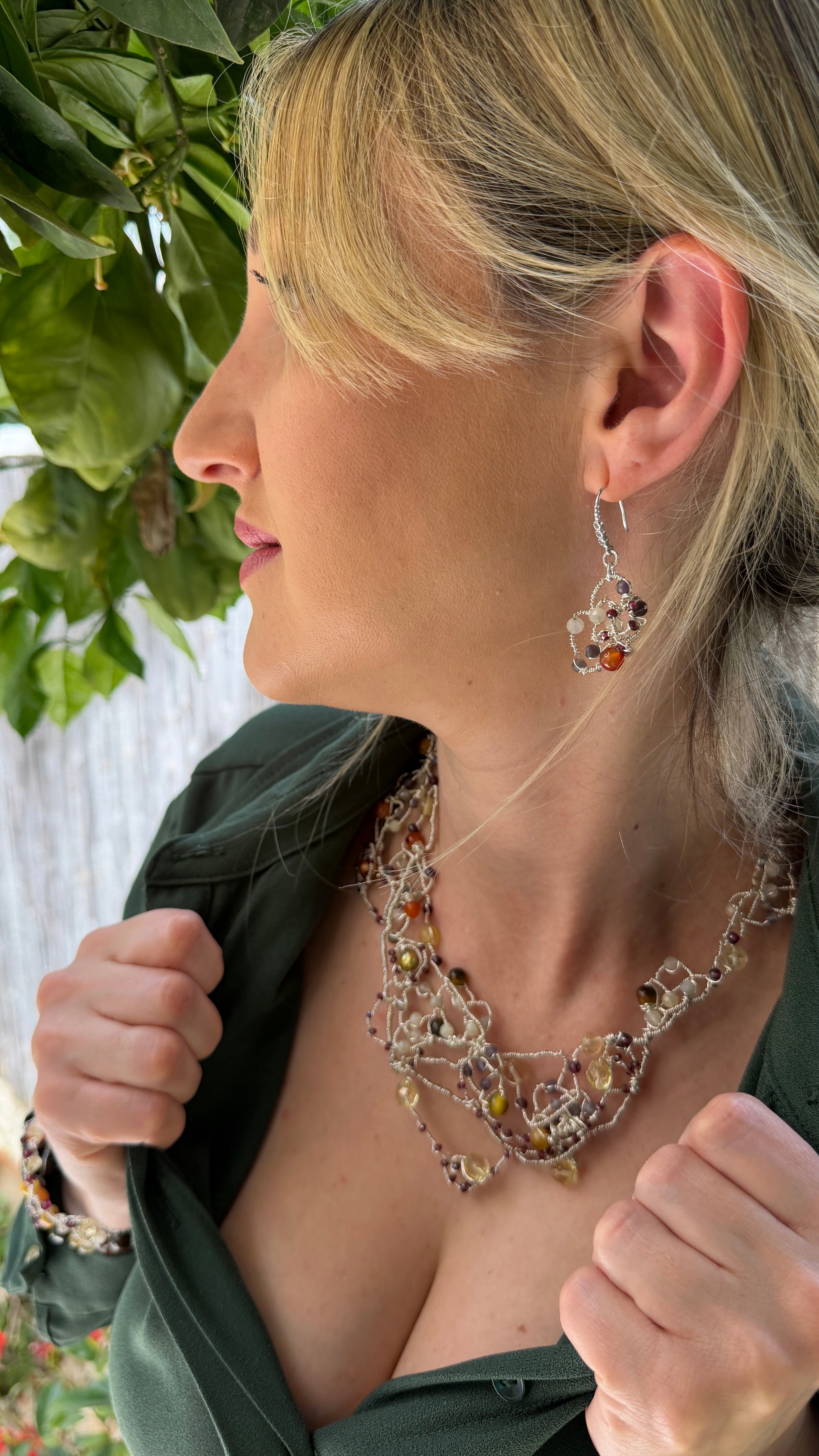 Honeyed Lace Earrings
