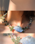 Summer Leaf - One-Of-A-Kind Sculptural Sterling Silver Necklace
