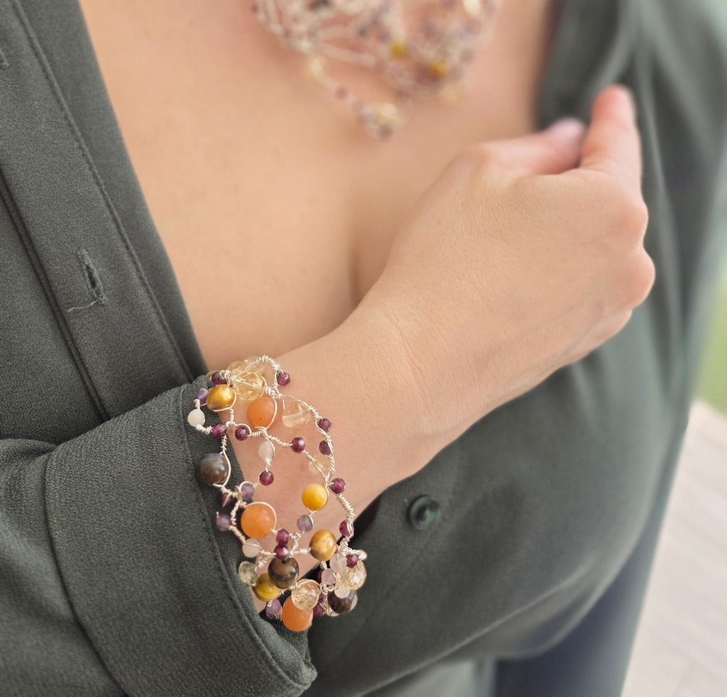 Honeyed Lace Bracelet