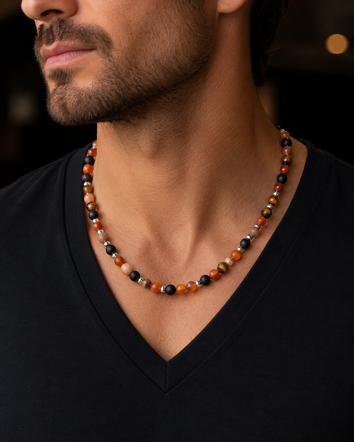 Cornelian Sterling Silver necklace