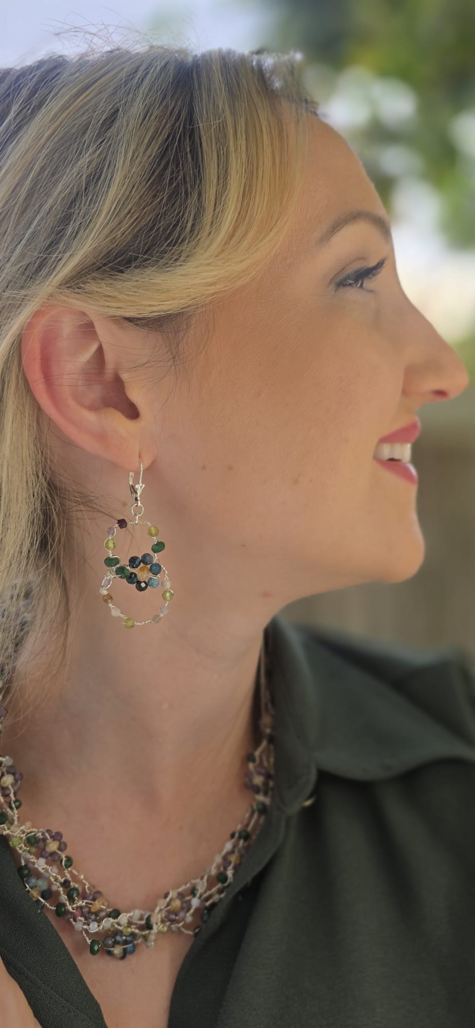 Emerald Twilight Earrings