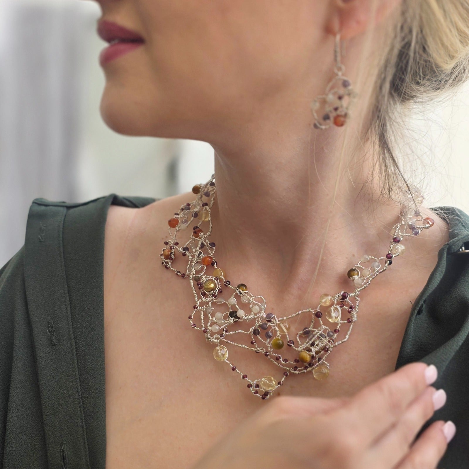 Honeyed Lace Earrings