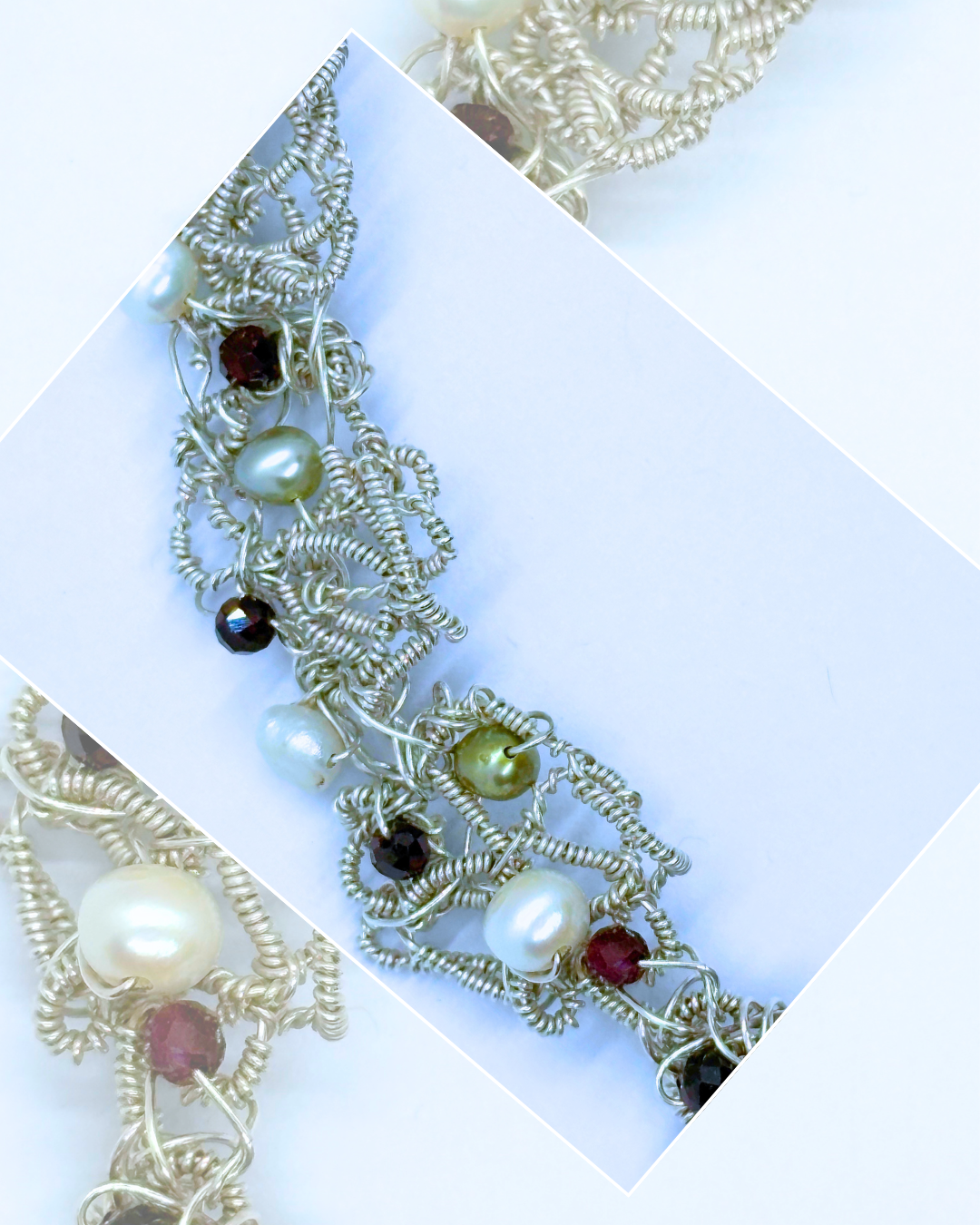Winter Leaf - One-of-A-Kind Sculptural Silver Necklace