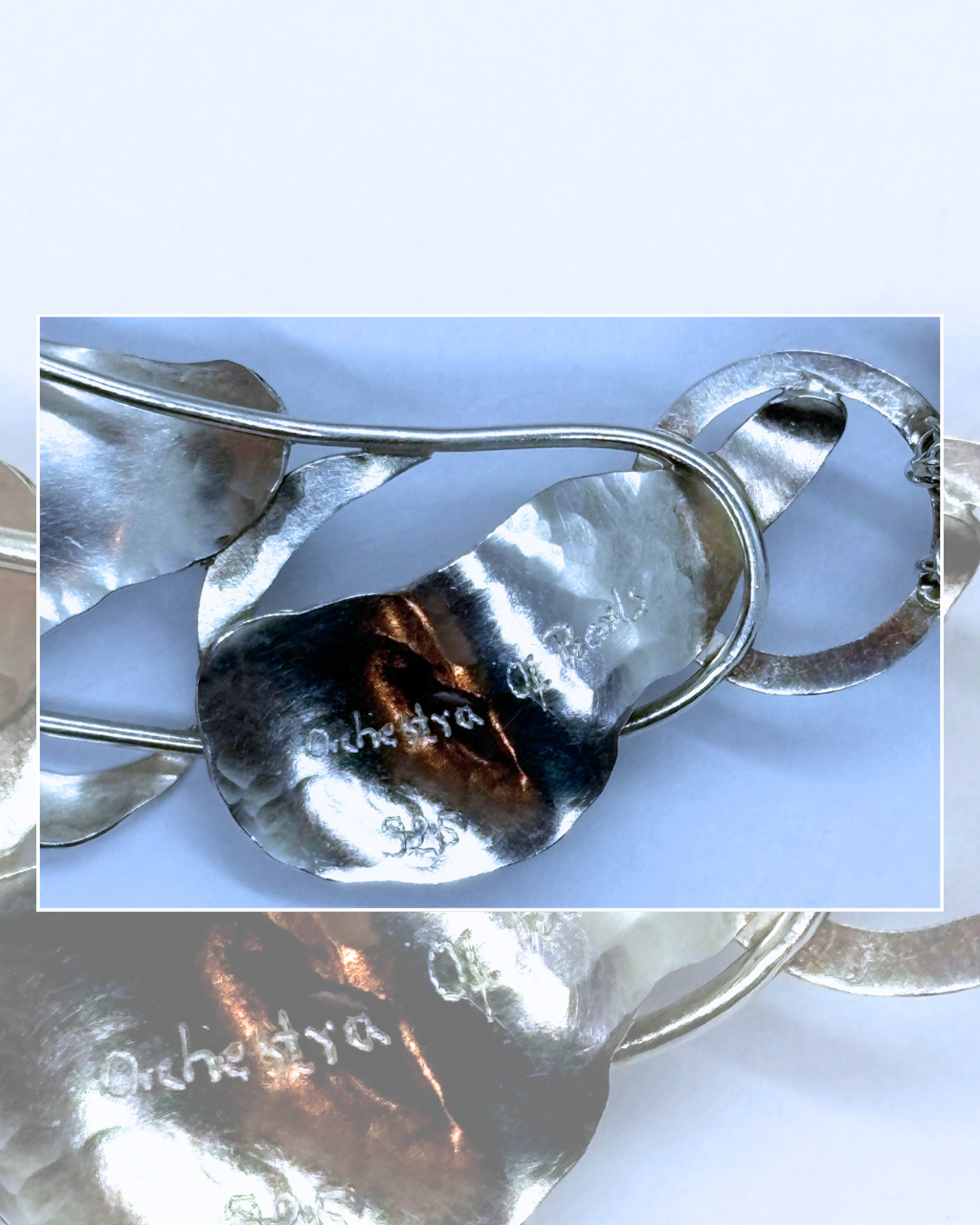 Moon Phases - One-Of-A-Kind Sculptural Sterling Silver Necklace
