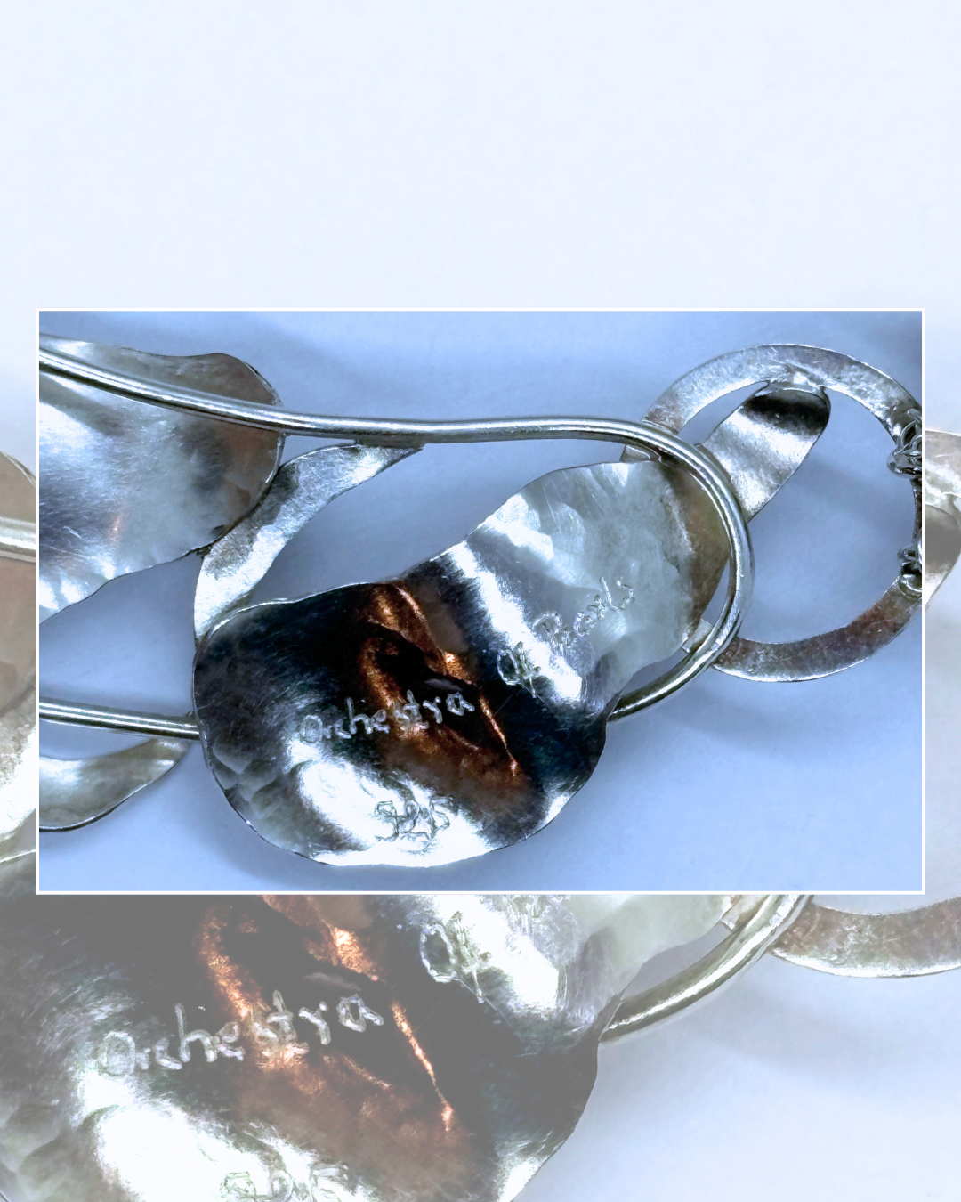 Moon Phases - One-Of-A-Kind Sculptural Sterling Silver Necklace