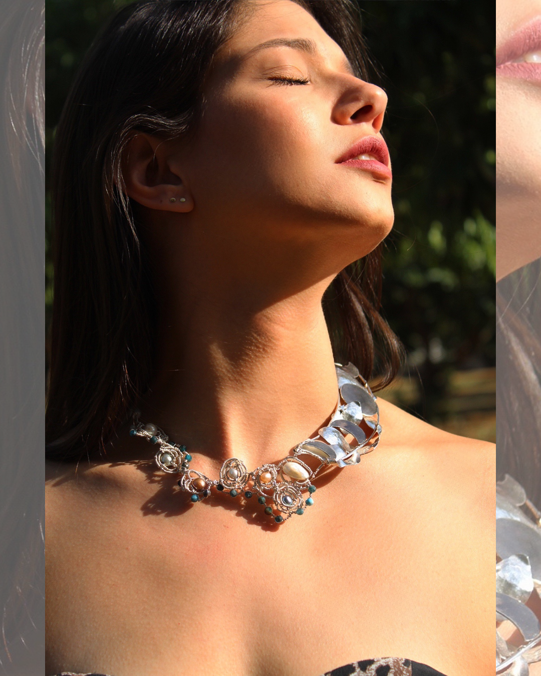 Van Gogh’s Starry Nights  One-of-A-Kind Artisan Sterling Silver Necklace